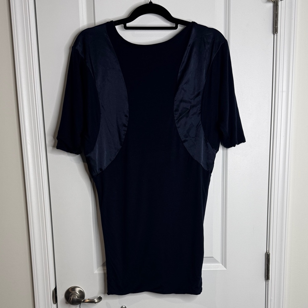 Armani Exchange Navy Short Sleeve Dress Tee